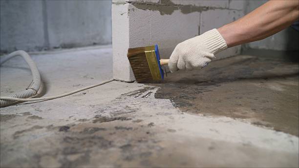 SJ Waterproofing Pros Waterproofing coverage map for Fountain, MI and surrounding area